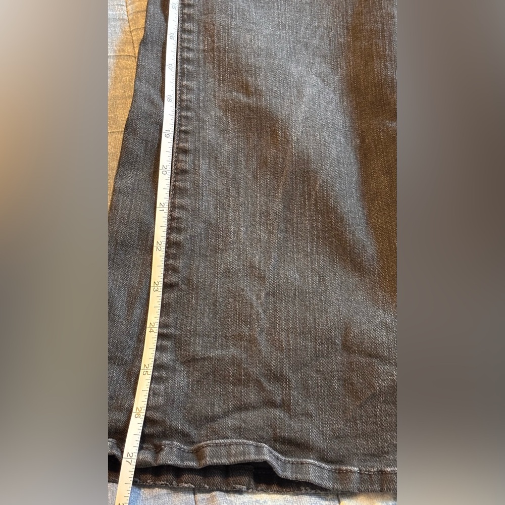 MOTHER The Hustler Ankle Black Jeans Not Guilty Wash Size 30 - Picture 15 of 16